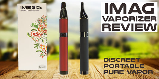 Imag + Ceramic Portable Vaporizer Review. Quality Vape at a low price