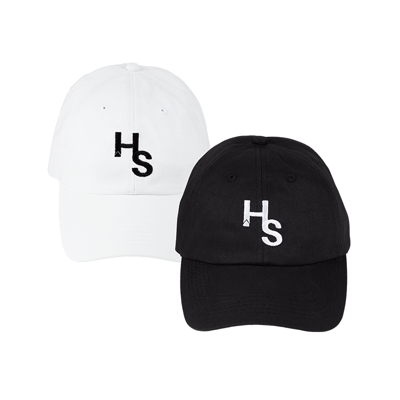 Higher Standards Dad Hat White and Black