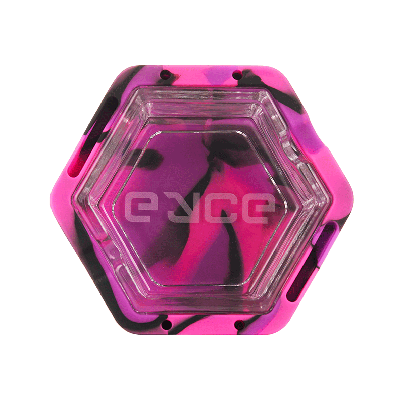 Eyce Proteck Glass Series Ashtray Bangin Pink