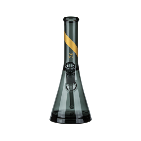 Marley Natural Water Pipe Smoked Glass Gold Stripe Decal