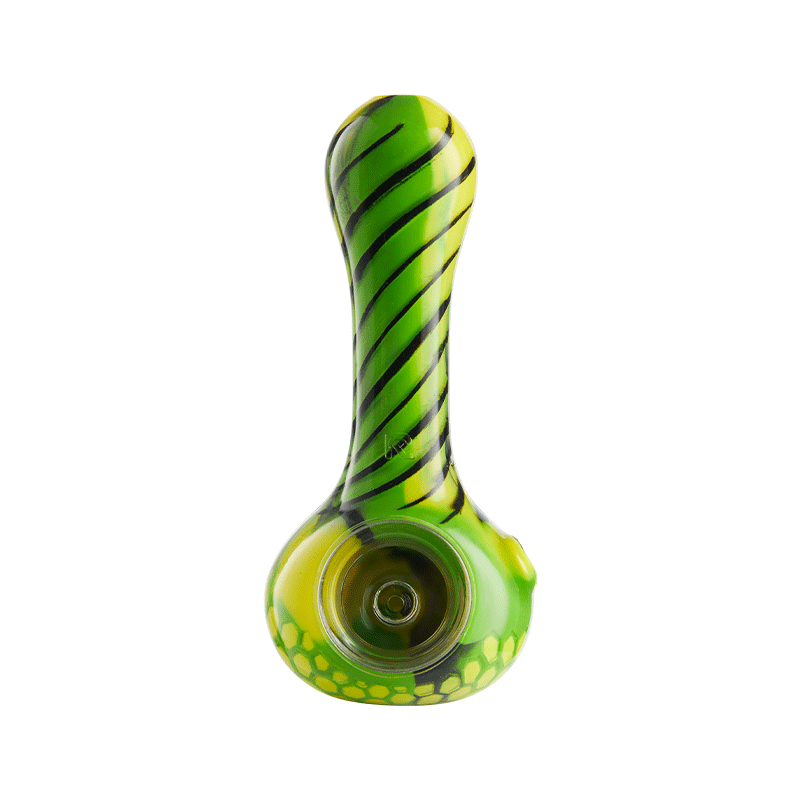 Eyce ORAFLEX Honeycomb Spoon Pipe Green Black and Yellow