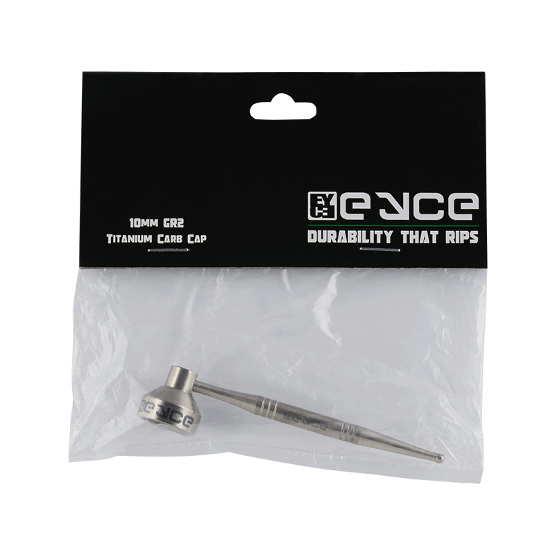 Eyce Titanium Upgraded Carb Cap with Wand 10mm in packaging