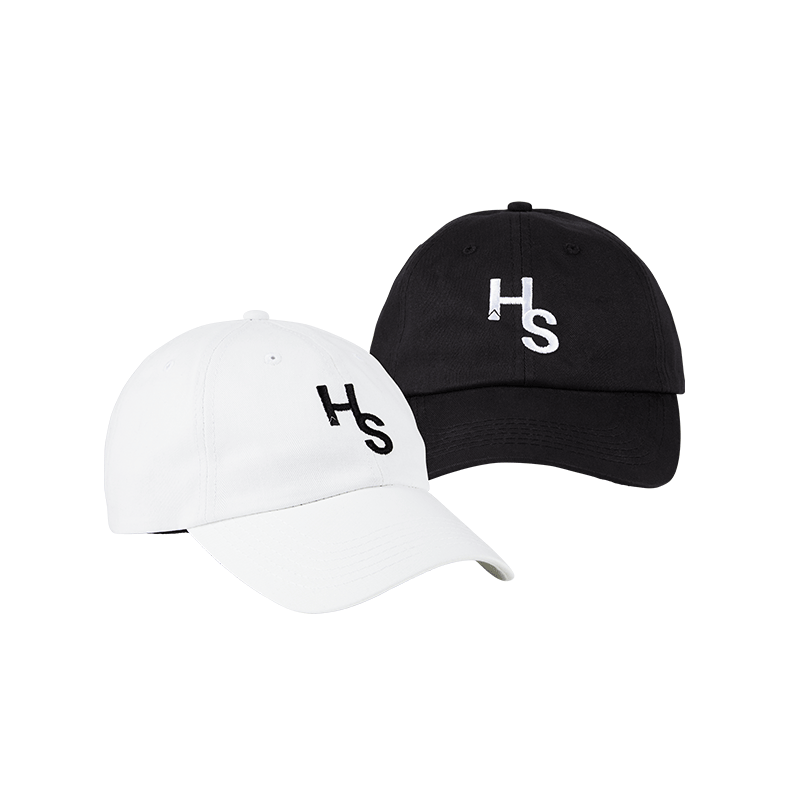Higher Standards Dad Hat White and Black