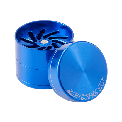 Aerospaced by Higher Standards 4 Piece Toothless Grinder  Blue
