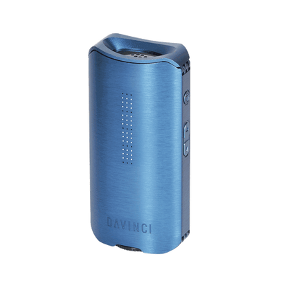 DaVinci IQ2 portable vaporizer controls blue