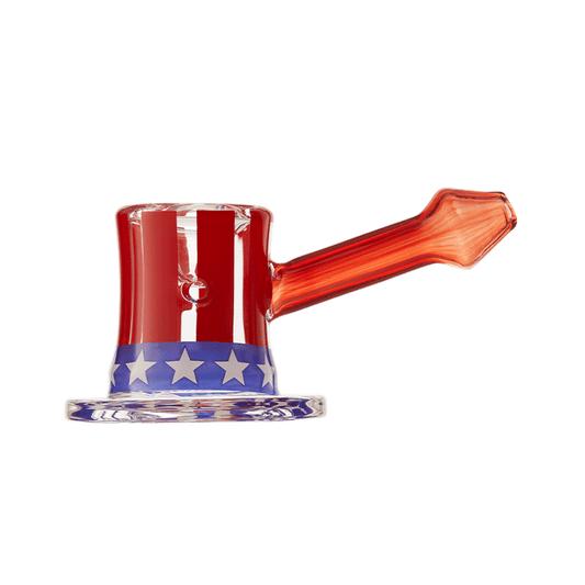 Groove Novelty Glass – Fourth of July Pipe Side