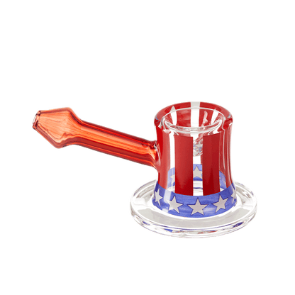 Groove Novelty Glass – Fourth of July Pipe Side