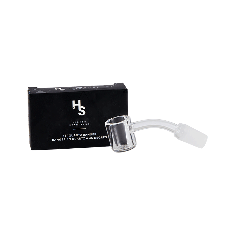 Higher Standards 45 Degree Quartz Banger and Box