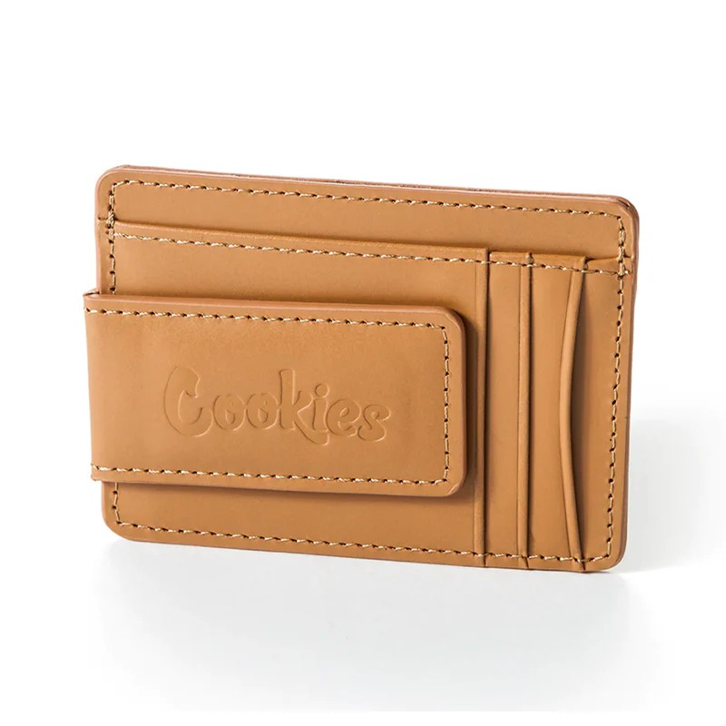 Cookies Big Chip Money Clip Leather Card Holder
