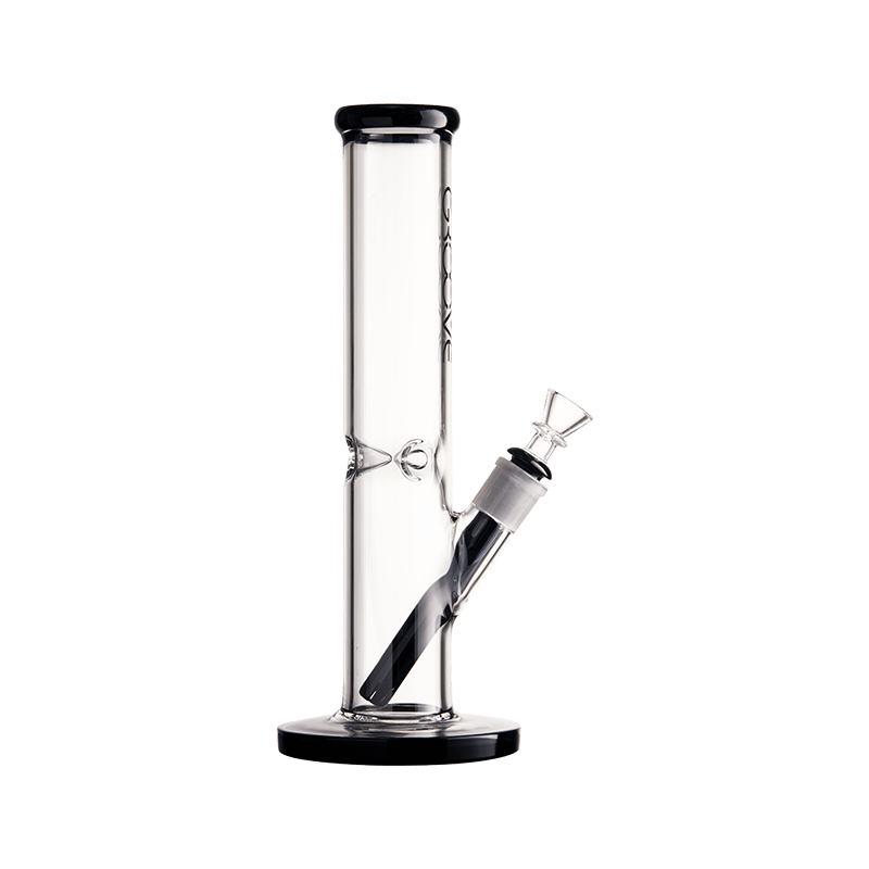 Groove Straight Tube Water Pipe 12 Inches Side
