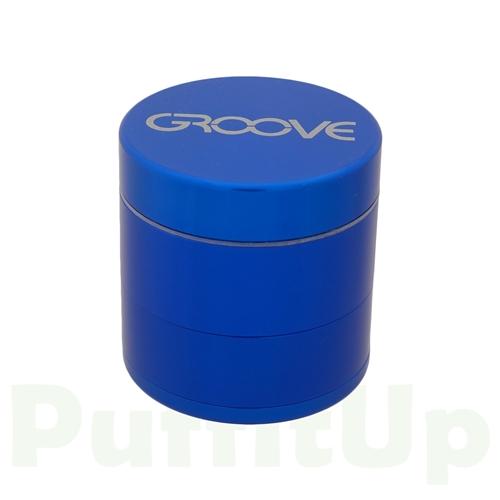 Groove Grinder - Small 4-Piece Grinders Groove Blue