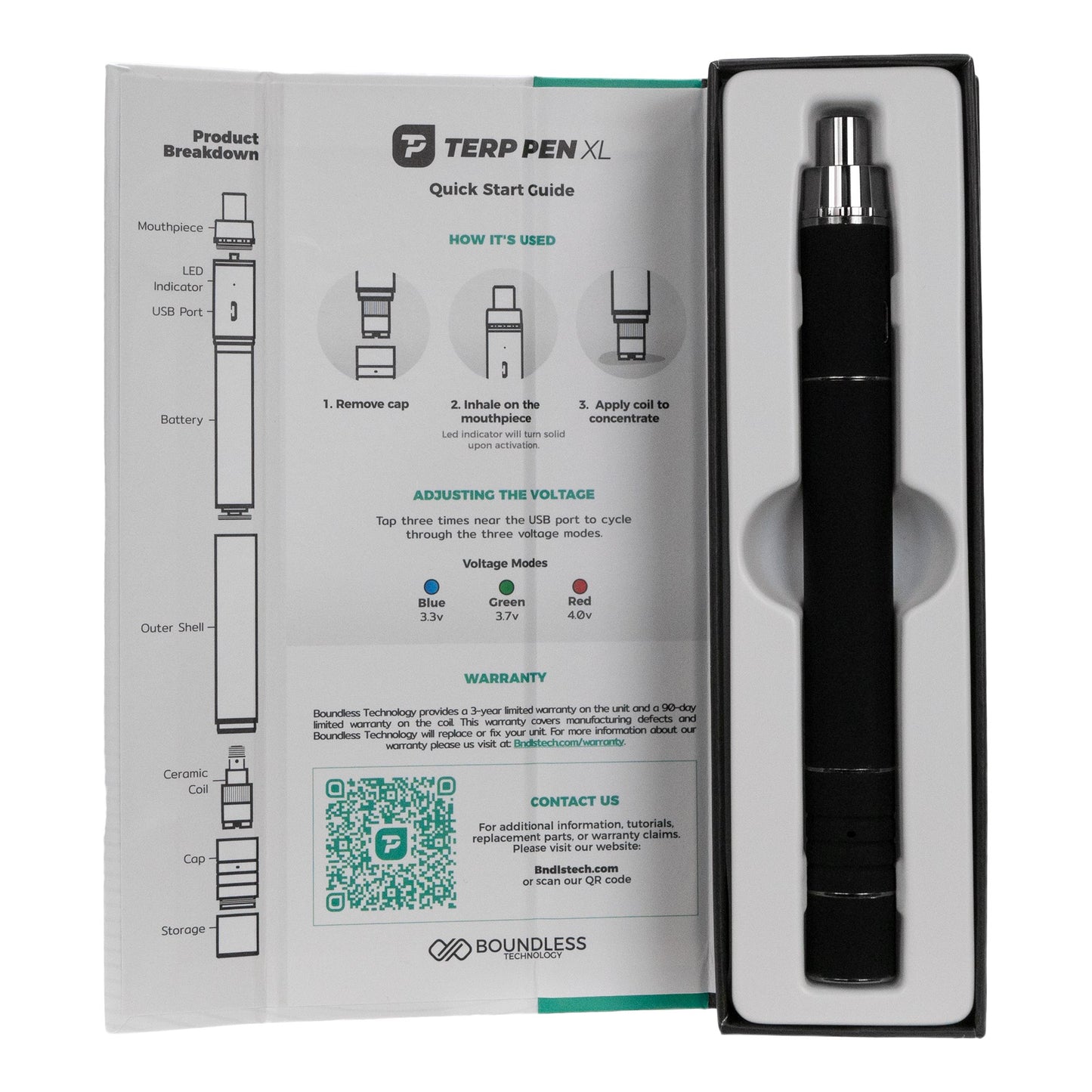 Terp Pen XL Vaporizers boundless tech