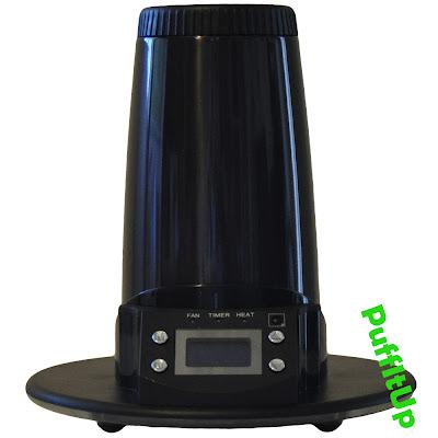 The New Arizer Extreme Q Vaporizer, all new 2012 design with a Dark Black Color