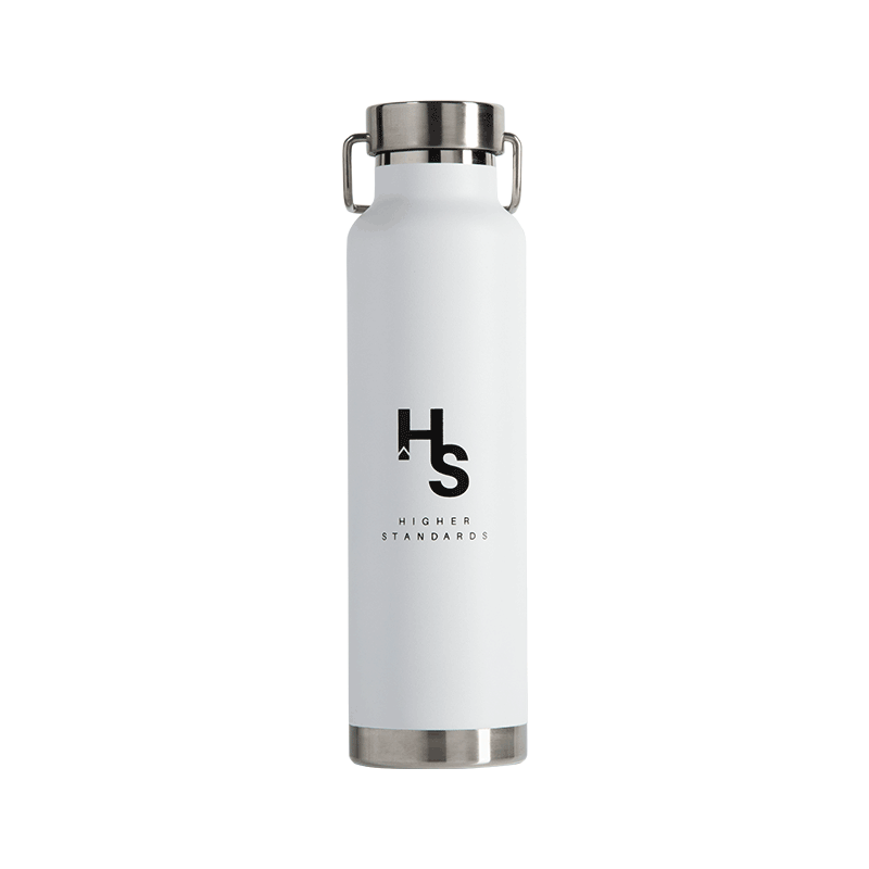 Higher Standards Double Wall Insulated Canteen White