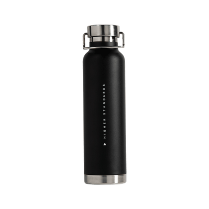 Higher Standards Double Wall Insulated Canteen Black Back