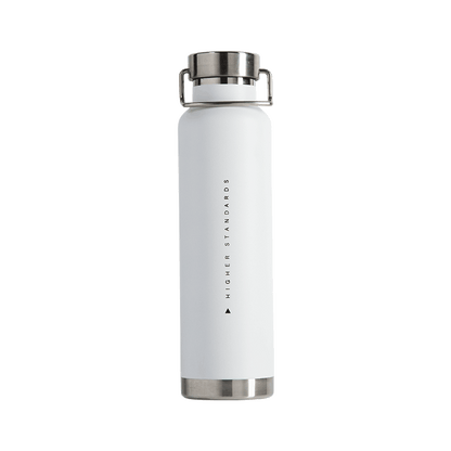 Higher Standards Double Wall Insulated Canteen White Back