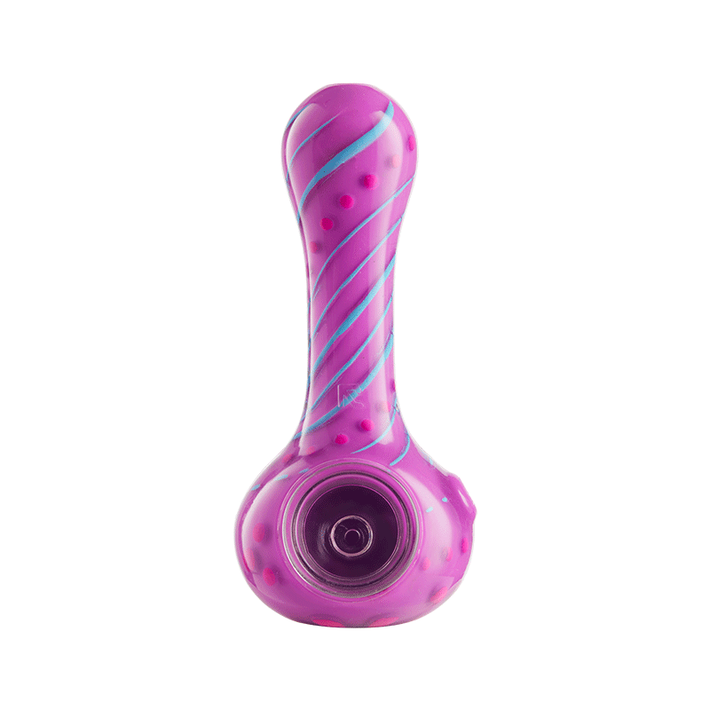 Eyce ORAFLEX Spiral Spoon Pipe Pink and Blue