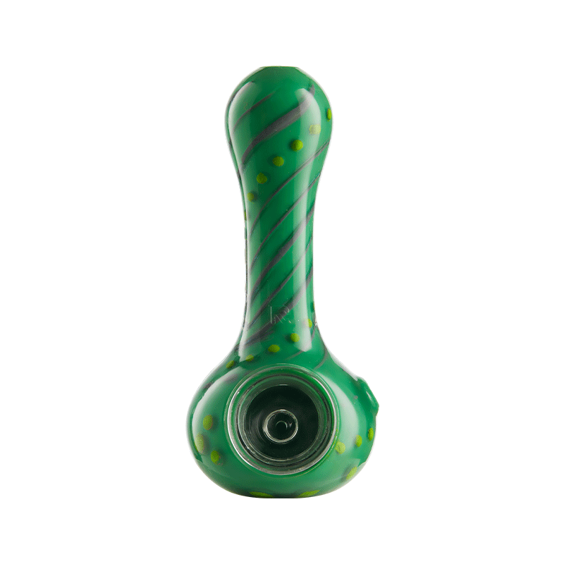 Eyce ORAFLEX Floral Spoon Pipe Green