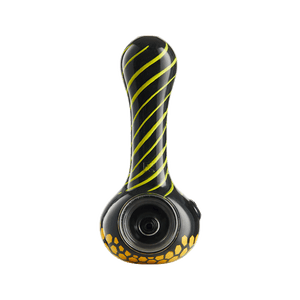 Eyce ORAFLEX Honeycomb Spoon Pipe Black and Yellow