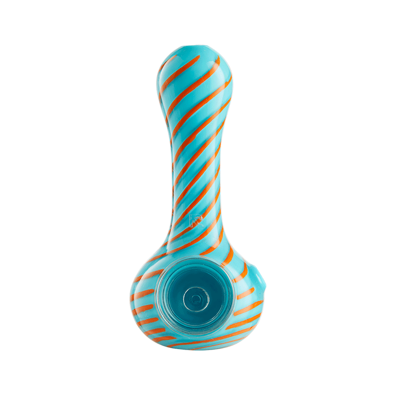 Eyce ORAFLEX Spiral Spoon Pipe Blue and Orange