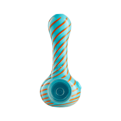 Eyce ORAFLEX Spiral Spoon Pipe Blue and Orange