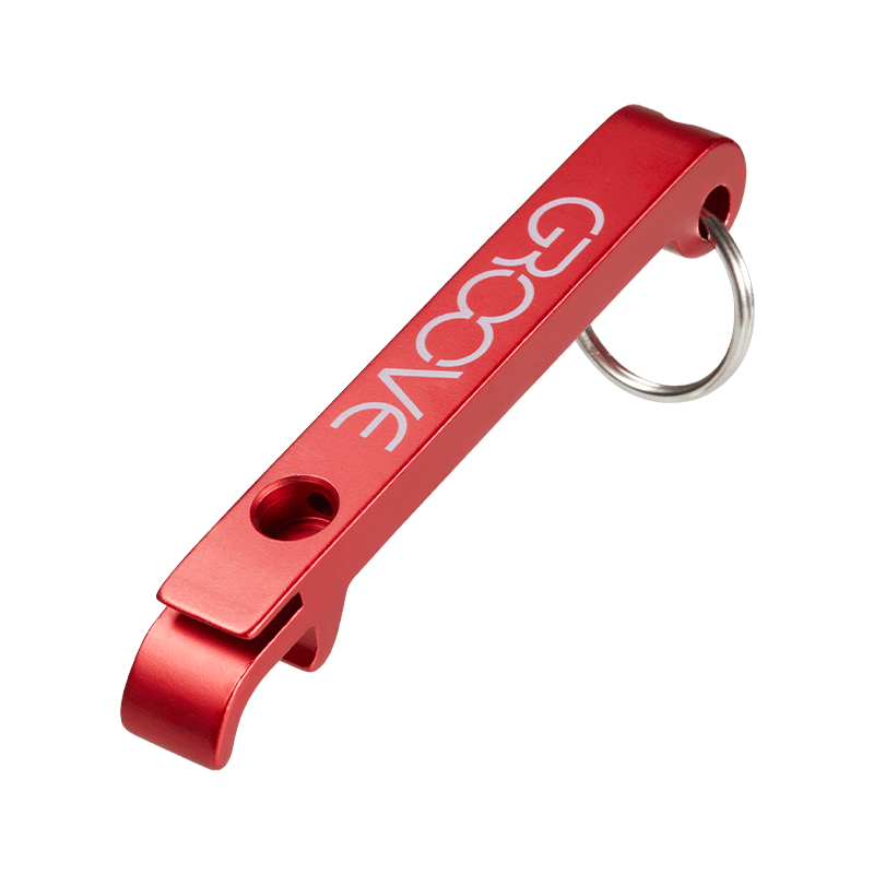 Groove Hi-Pop Pipe Keychain Red