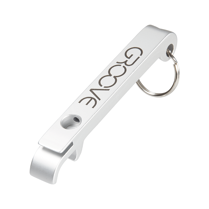 Groove Hi-Pop Pipe Keychain Silver