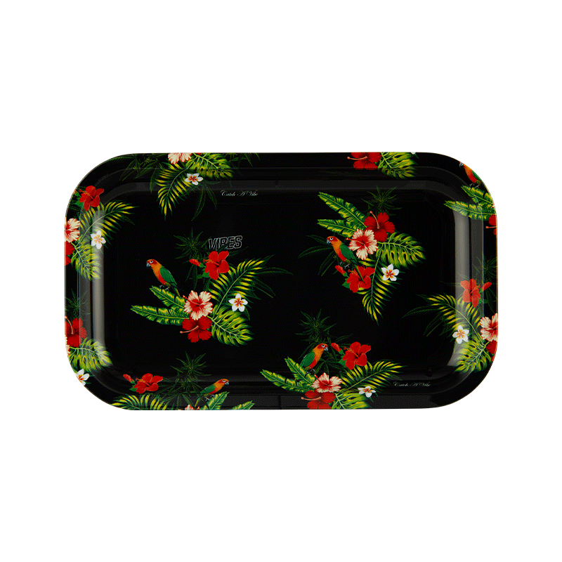 VIBES Floral Aluminum Tray