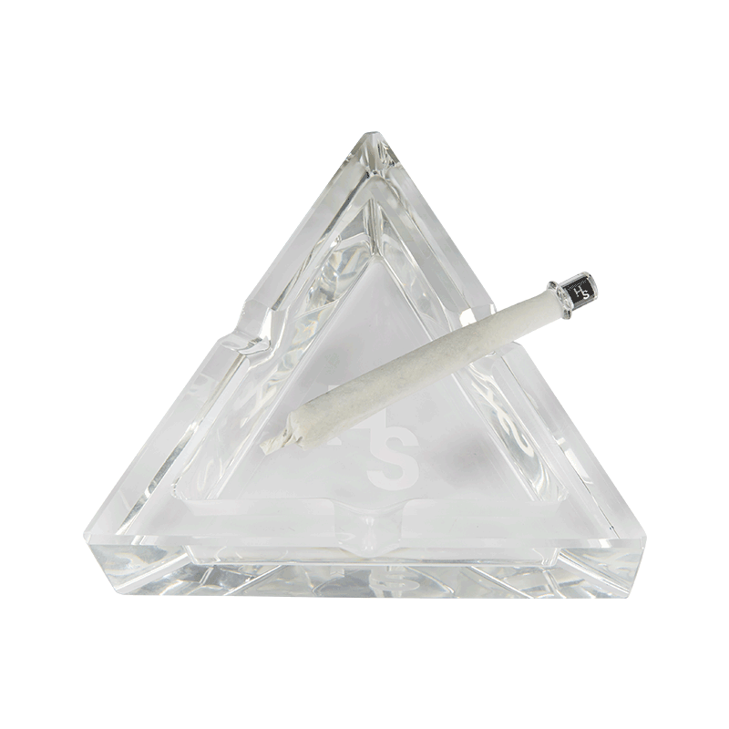 Higher Standards Glass Ashtray Clear