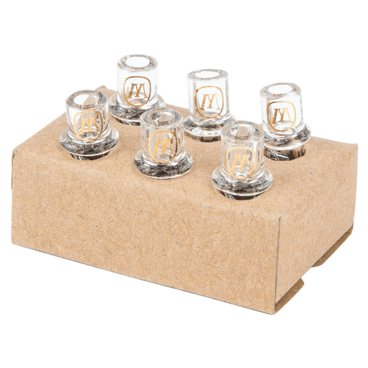 6 Pack of Marley Natural Inside Glass Filter - 7mm