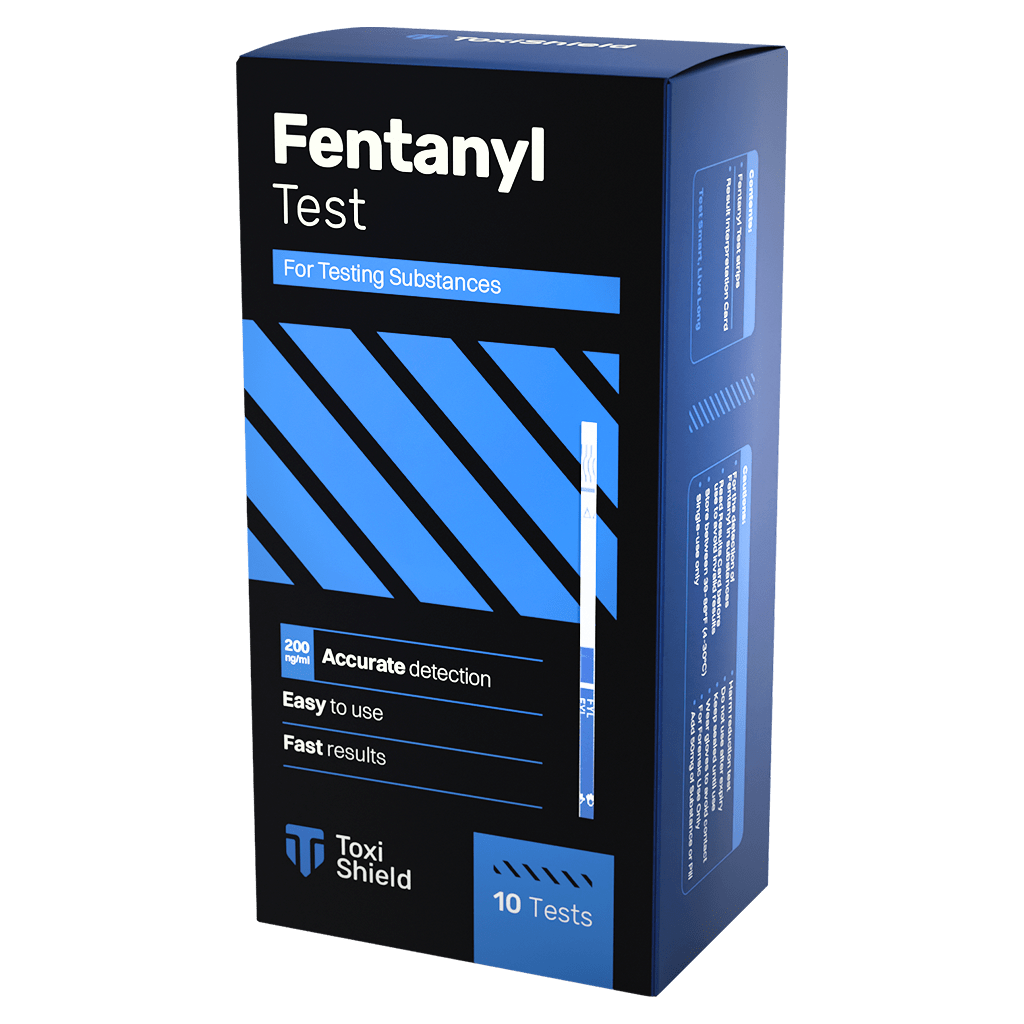 Toxi Shield by Safety Strips™ Fentanyl Test Strips (10 Test Strips Per Box)