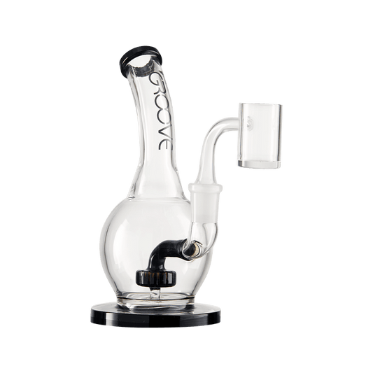 Groove Round Bottom Bubbler 7 Inches
