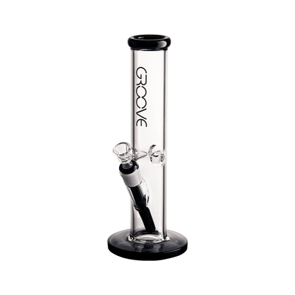 Groove Straight Tube Water Pipe 12 Inches Side