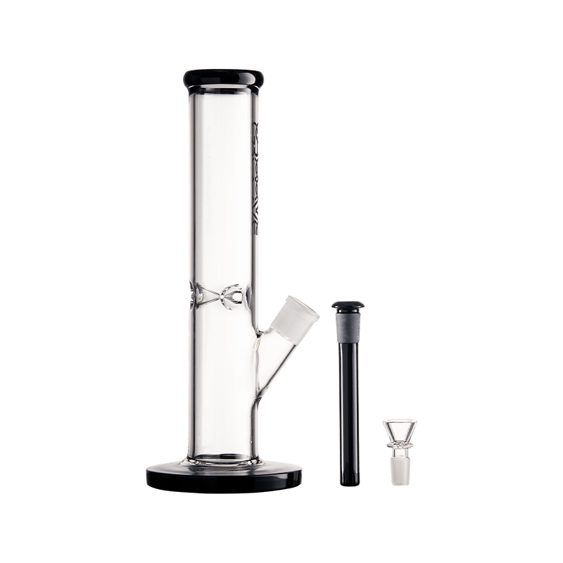 Groove Straight Tube Water Pipe 12 Inches with Included Items