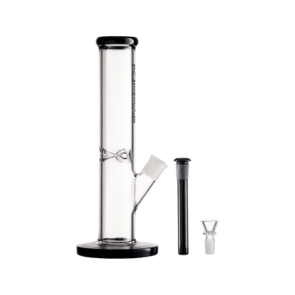 Groove Straight Tube Water Pipe 12 Inches with Included Items