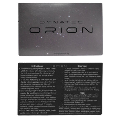 Dynatec Orion Induction Heater Everything Else DynaVap 