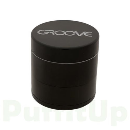 Groove Grinder - Small 4-Piece Grinders Groove Black 
