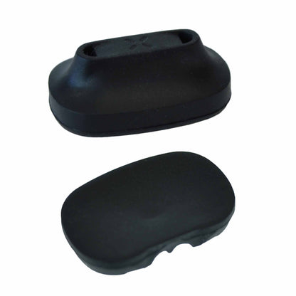 raised PAX 3 mouthpiece next to flat PAX 3 mouthpiece