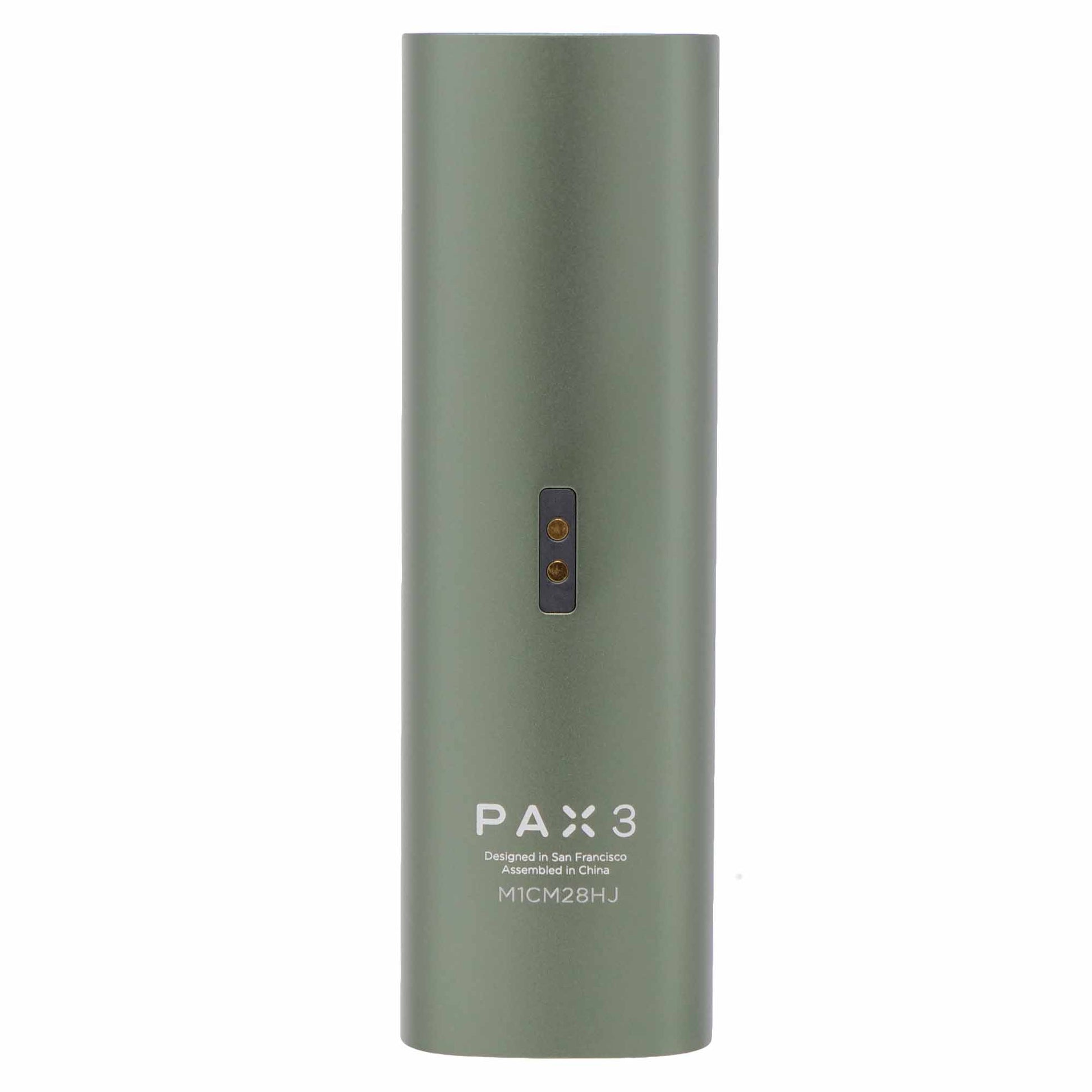 back view of sage PAX 3 Vaporizer showing charging port
