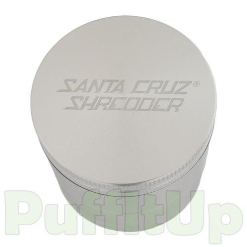 Santa Cruz Shredder - Medium 4-Piece Grinders Santa Cruz Shredder Silver 